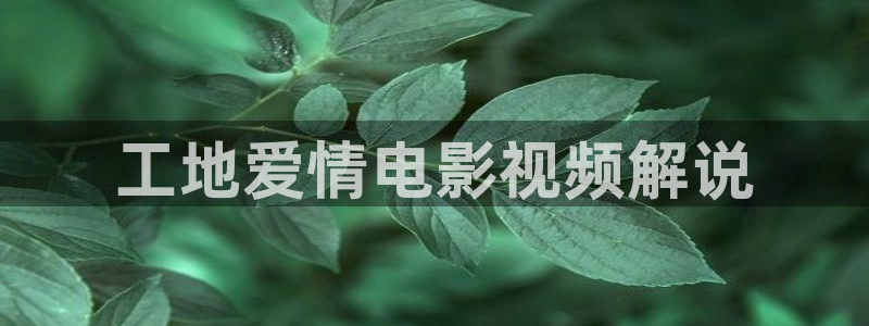 樱桃视频在线免费：工地爱情电影视频解说